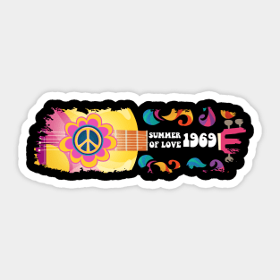 Summer of Love 1969 - Woodstock Sticker